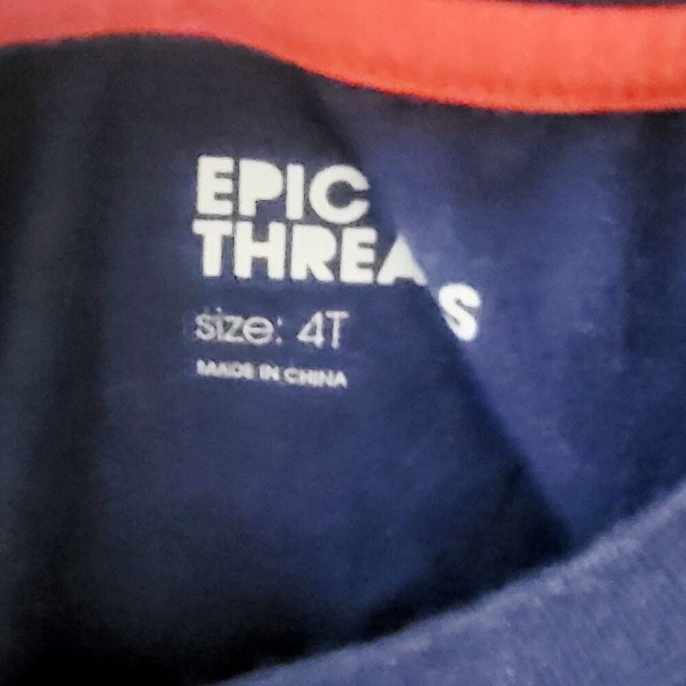 Epic Threads game tee size 4T - Picture 2 of 2